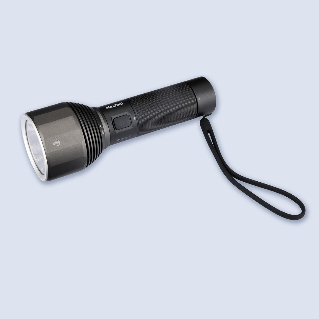 Powerful XPH50.2 USB-C Rechargeable Flashlight Set - 2000 Lumens, 6500K, 380M Throw, Includes 26650 Li-Ion Battery