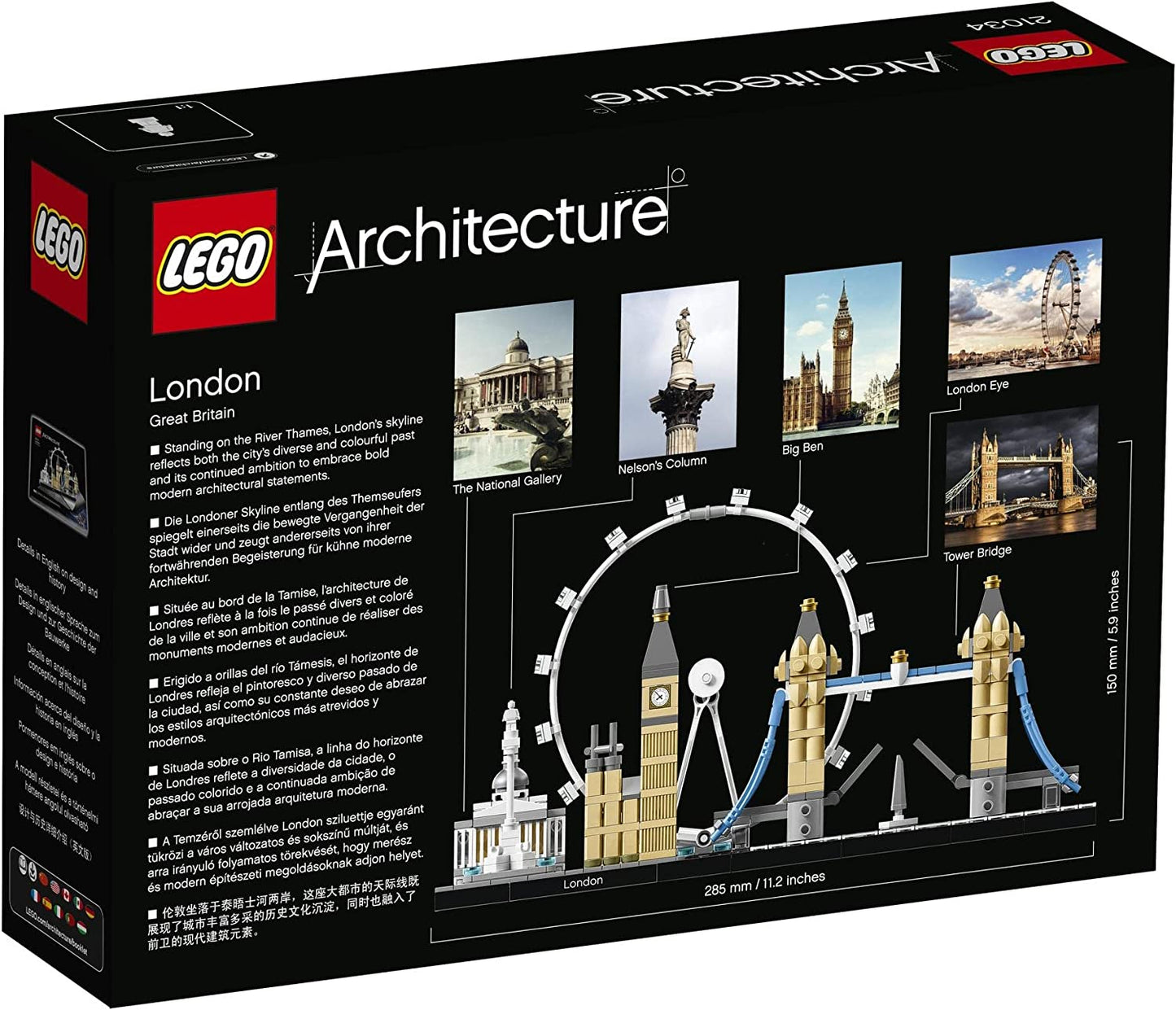 London Skyline Architecture Building Bricks Set