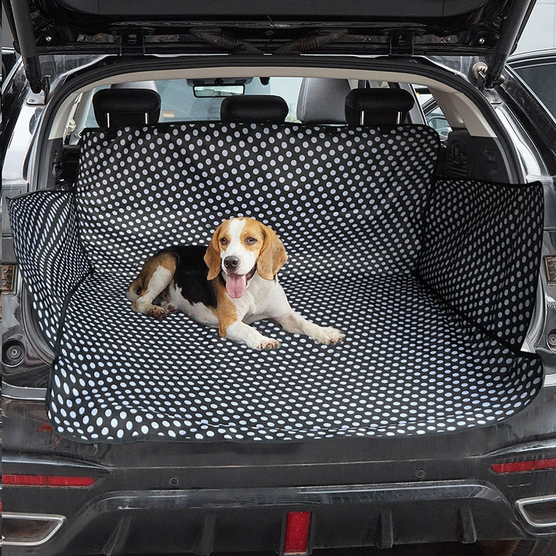 Pet Car Seat Cover - Cat and Dog Transport Protector for Car Trunk