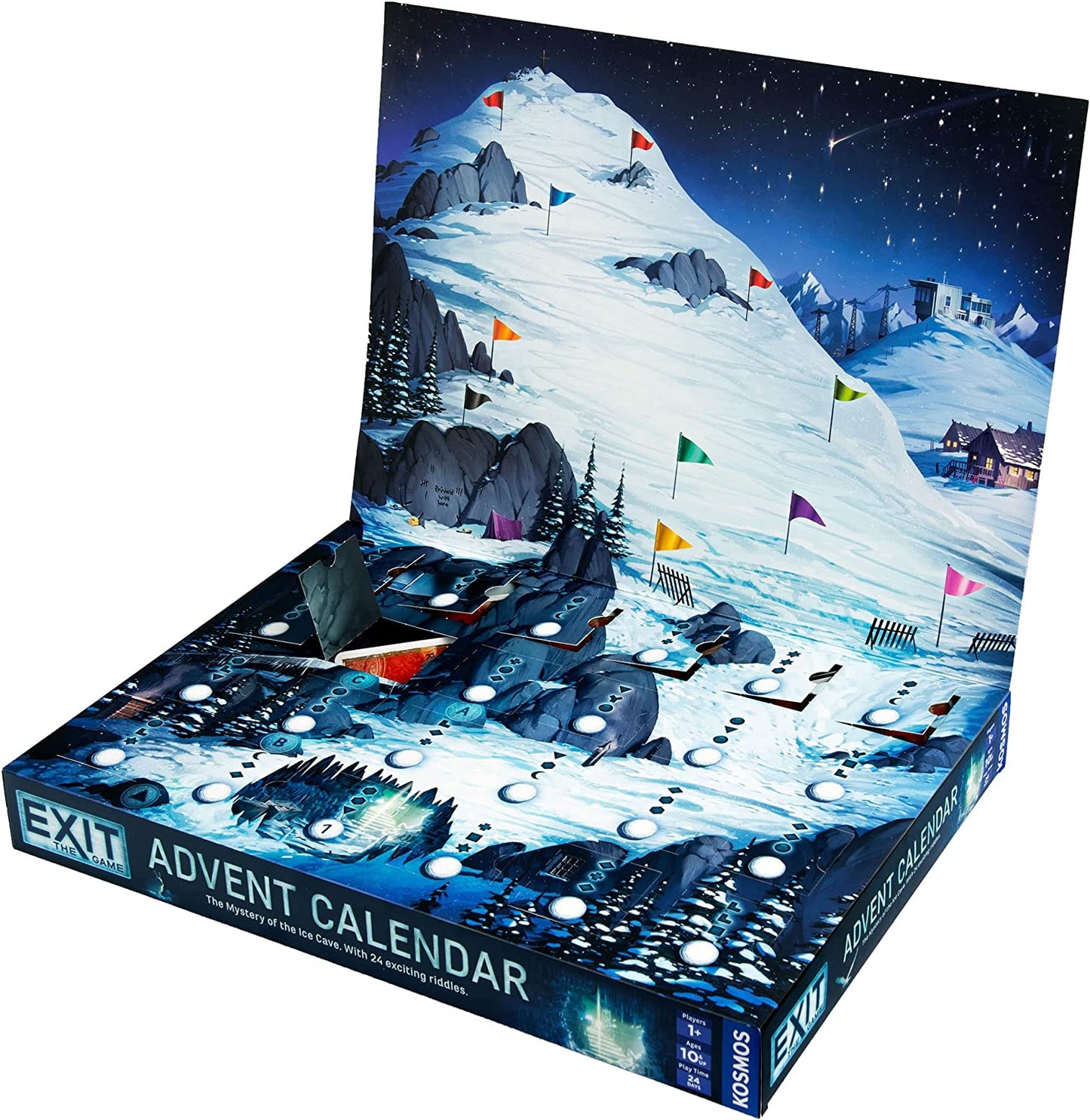 EXIT: Advent Calendar - The Mystery of the Ice Cave | 24 Riddles to Solve | 3D Rooms to Explore